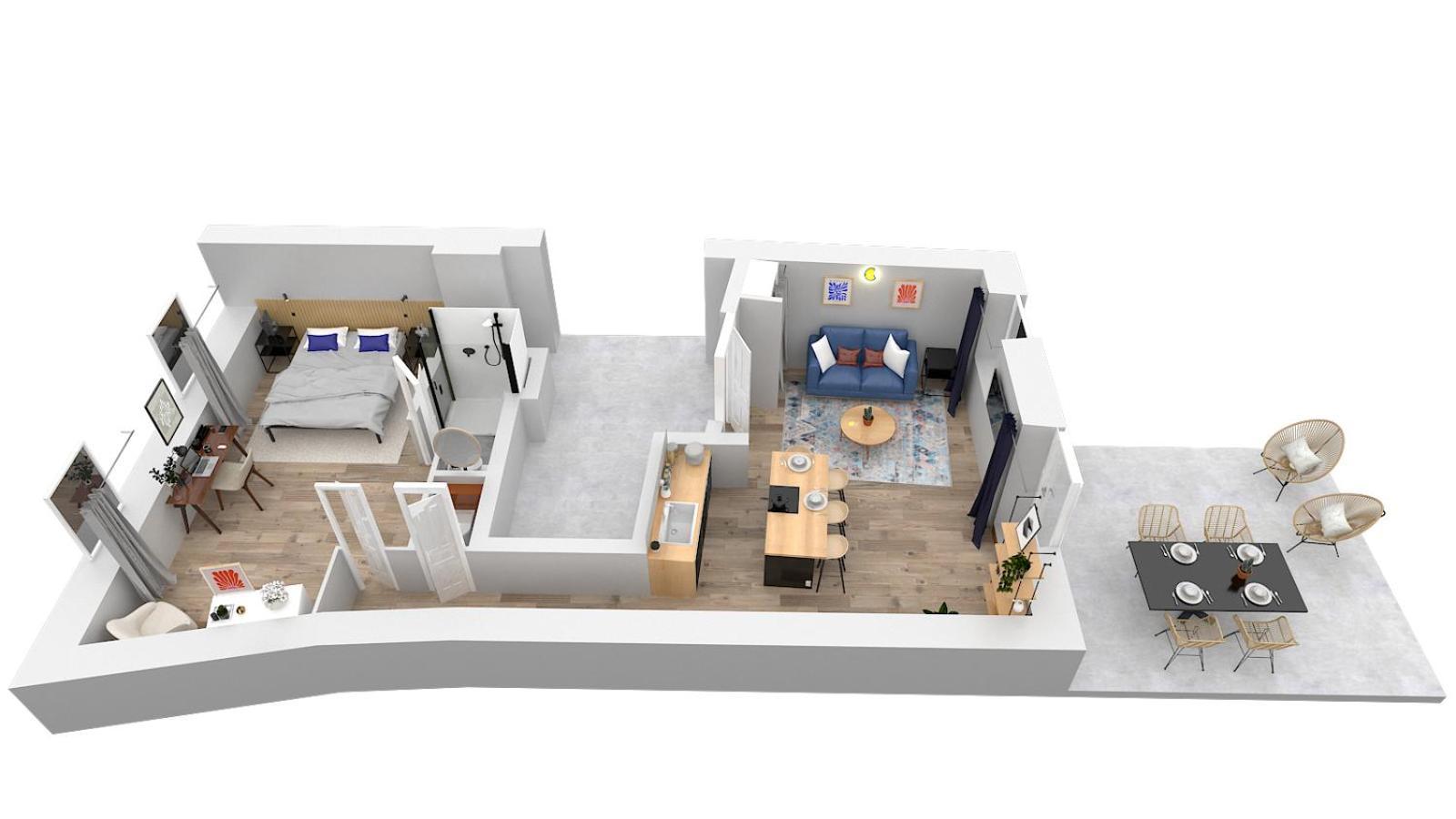 La Maison 44 - T2 - Clim, Terrasse, Garage, Via Rhona Montélimar Dış mekan fotoğraf